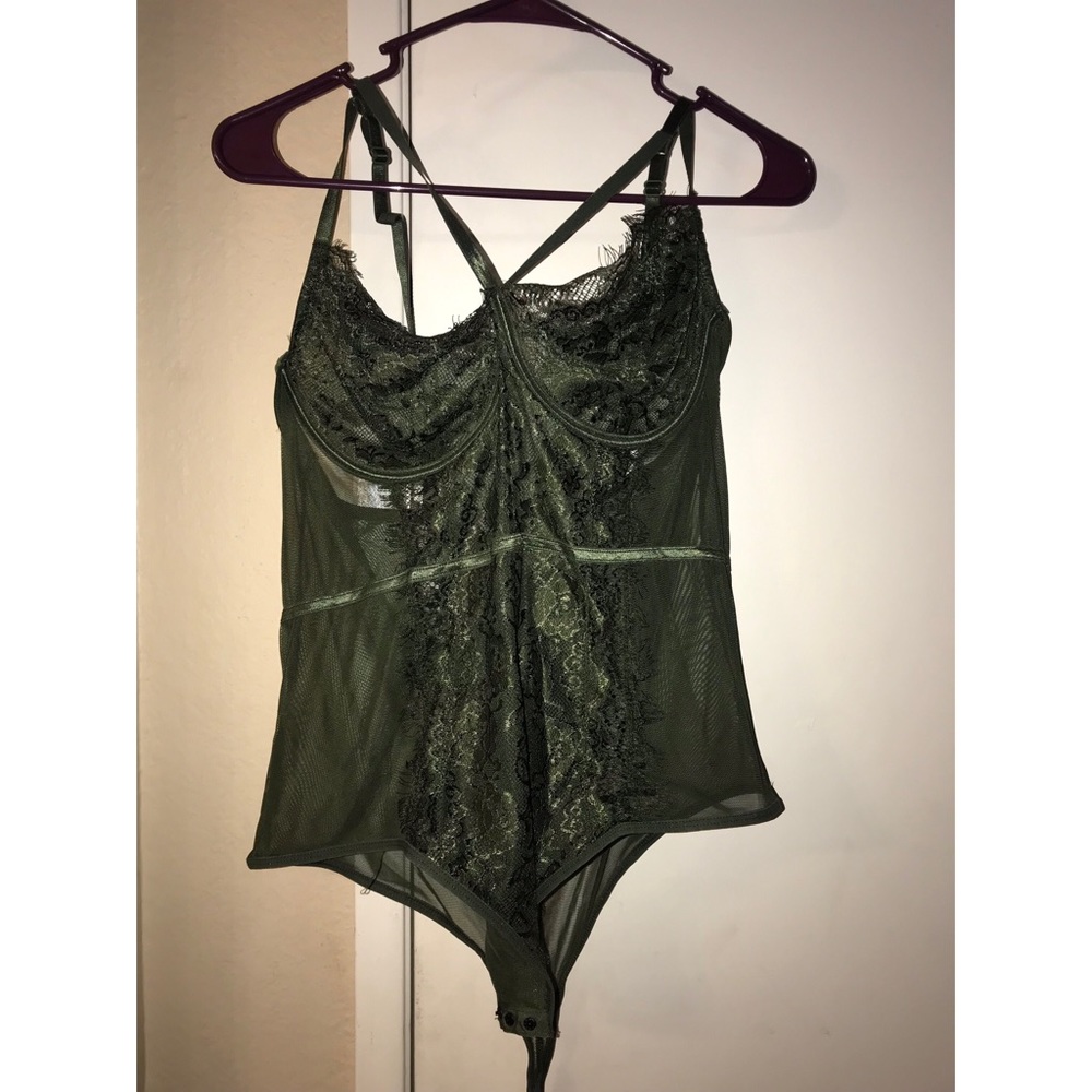 Fashion Nova Somebody to Love Teddy GREEN JEN070